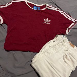 Red Adidas Tee Shirt